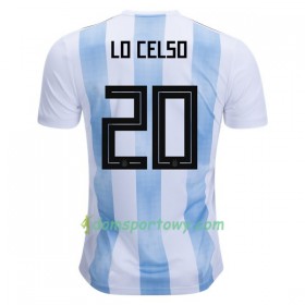 Koszulka Argentyna Lo Celso 20 Domowe Koszulki Piłkarskie Mistrzostwa Świata 2018